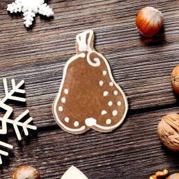 Wykrawacz do Ciastek Gruszka 4,5 cm Stal Nierdzewna Solidny ORION