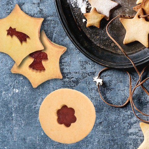 Wykrawacz do Ciastek Koło z Sercem 4,5 cm Stal Nierdzewna do Zmywarki ORION