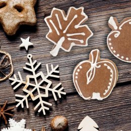 Wykrawacz do Ciastek Liść Klonu 4 x 3,5cm Stal Nierdzewna do Zmywarki ORION