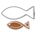 Wykrawacz do Ciastek Ryba 5 x 2 cm Stal Nierdzewna do Zmywarki ORION