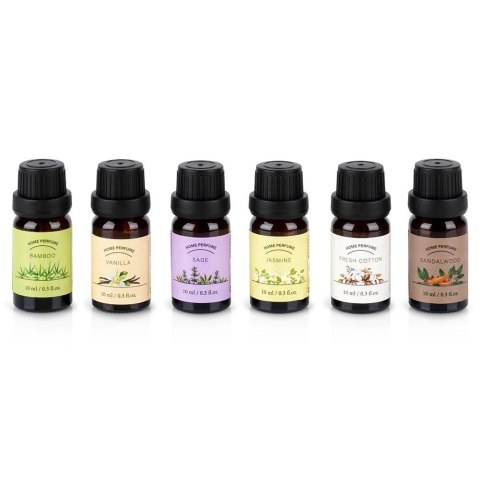 Zestaw Olejków Eterycznych 10 ml 6 szt. VILDE Zapachy do Aromaterapii