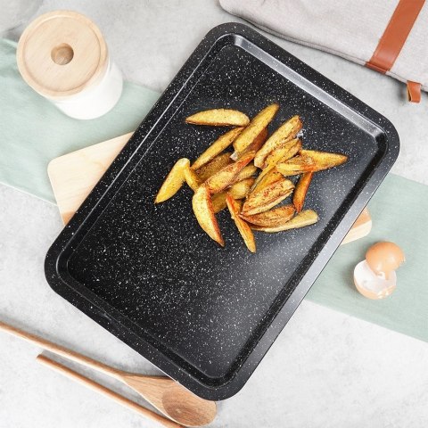 Blacha do Pieczenia Granitowa VILDE 38 x 26,5 x 1,5 cm Stal Węglowa