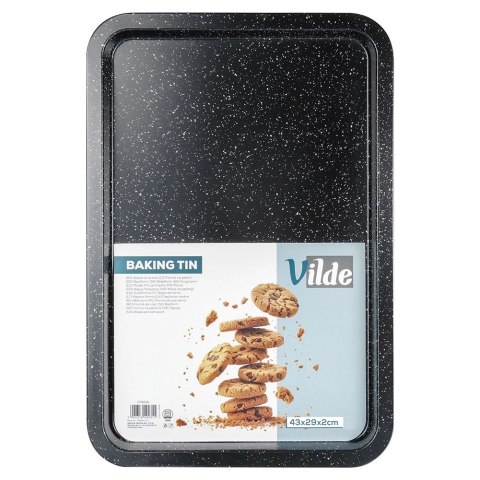 Blacha do Pieczenia Granitowa VILDE 43 x 29 x 2 cm Stal Węglowa