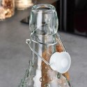 Butelka z Klipsem Szklana ORION 1 L Żłobiona Szczelna Retro