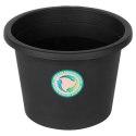 Doniczka Ogrodowa Okrągła VILDE 27,5 cm Czarna Odporna na Pogodę