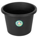 Doniczka Ogrodowa Okrągła VILDE 34 cm Czarna Elegancka i Solidna