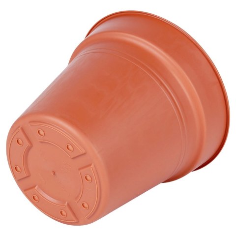 Zestaw Doniczek Okrągłych PROGARDEN 15 cm 3 szt. Ceglane Klasyczne