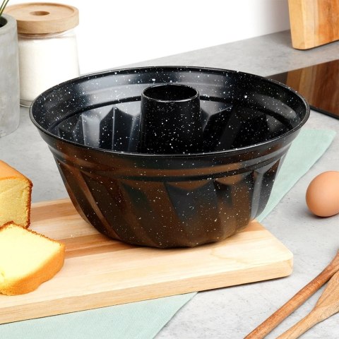 Forma do Babki VILDE Granitowa 24,5 cm Stal Węglowa z Kominem