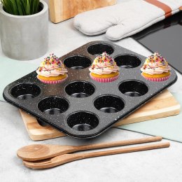 Forma do Muffinek VILDE Granitowa Nieprzywierająca na 12 szt. 35 x 26,5 cm