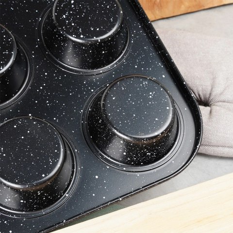 Forma do Muffinek VILDE Granitowa Nieprzywierająca na 12 szt. 35 x 26,5 cm