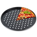 Forma do Pizzy VILDE Granitowa Perforowana Dno 28 cm Chrupiący Spód