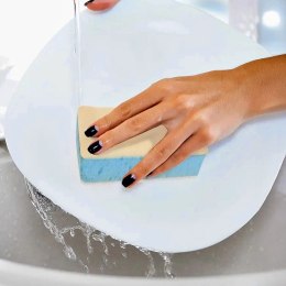 Gąbka Kuchenna ORION 2 szt. Dwustronna Ircha Delikatna bez Rysowania