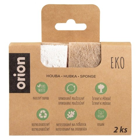 Gąbka kuchenna naturalna EKO 2 szt.