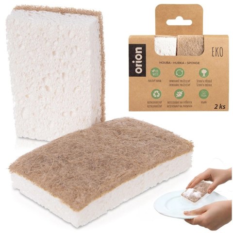 Gąbka kuchenna naturalna EKO 2 szt.