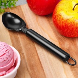 Gałkownica do Lodów EXCELLENT Stal Nierdzewna Czarna 19 cm do Zmywarki