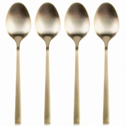 Łyżeczki do Herbaty Stal Nierdzewna Złote 4 Szt. 15 cm EXCELLENT HOUSEWARE