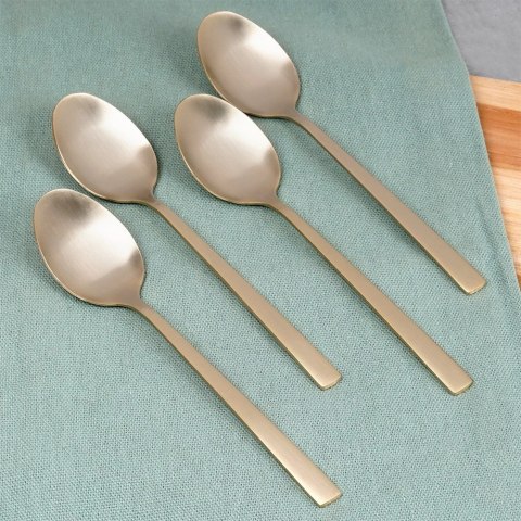 Łyżeczki do Herbaty Stal Nierdzewna Złote 4 Szt. 15 cm EXCELLENT HOUSEWARE