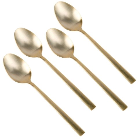 Łyżeczki do Herbaty Stal Nierdzewna Złote 4 Szt. 15 cm EXCELLENT HOUSEWARE