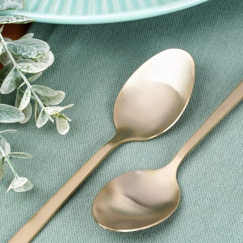 Łyżeczki do Herbaty Stal Nierdzewna Złote 4 Szt. 15 cm EXCELLENT HOUSEWARE