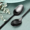 Łyżeczki Koktajlowe Stal Nierdzewna Czarne 4 Szt.18 cm EXCELLENT HOUSEWARE