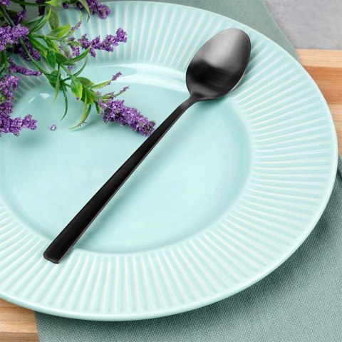 Łyżeczki Koktajlowe Stal Nierdzewna Czarne 4 Szt.18 cm EXCELLENT HOUSEWARE