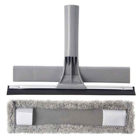 Mop do Okien ze Ściągaczką 2w1 CLEAN SYSTEM 28,5 x 18,5 cm Tworzywo ORION