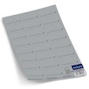 Naklejki na Przyprawy Prostokątne Szare Samoprzylepne 23 szt. ORION
