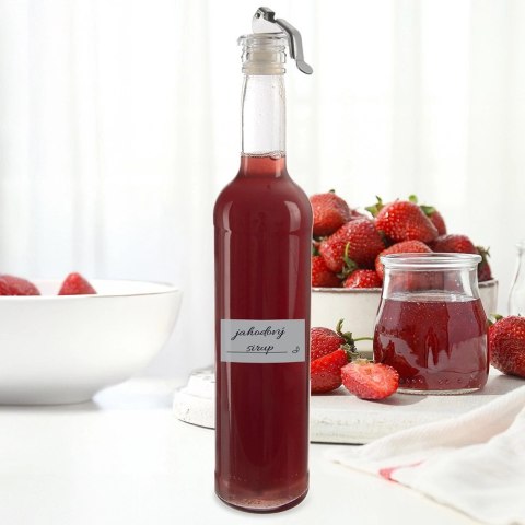 Naklejki na Przyprawy Prostokątne Szare Samoprzylepne 23 szt. ORION