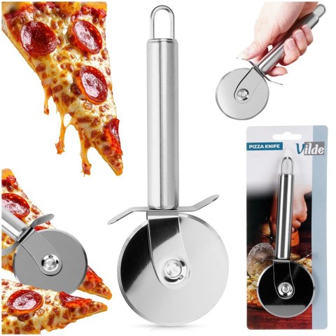 Nóż do Pizzy 19,5 cm Stal Nierdzewna z Obrotowym Ostrzem do Zmywarki VILDE