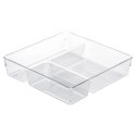 Organizer do Szuflady z Przegródkami 23 x 23 x 5,5 cm VILDE Przezroczysty