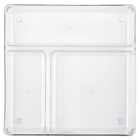 Organizer do Szuflady z Przegródkami 23 x 23 x 5,5 cm VILDE Przezroczysty