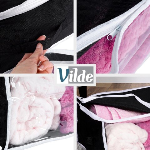 Pokrowiec na Pościel Wygodny Uchwyt Zamek 27 L VILDE Duże Okienko 45 x 30cm