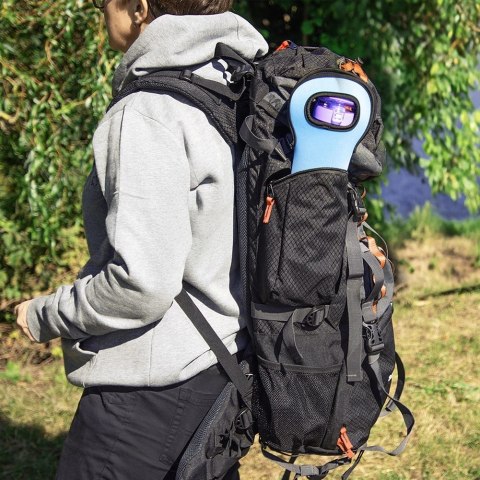 Pokrowiec Termiczny na Butelkę Neopren Niebieski ORION Uchwyt 38 cm