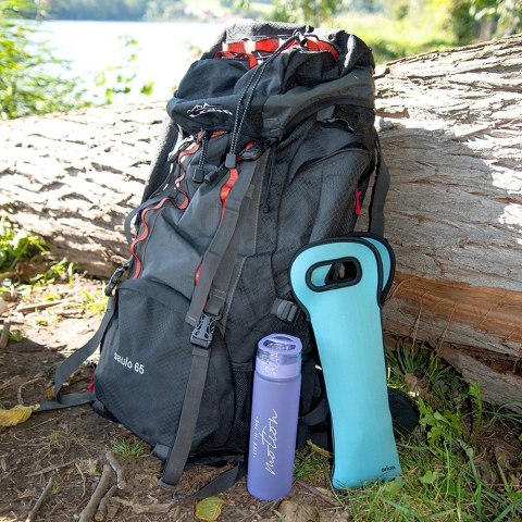 Pokrowiec Termiczny na Butelkę Neopren Niebieski ORION Uchwyt 38 cm