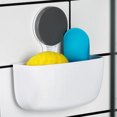 Półka Pod Prysznic na Przyssawkę Biała 16 x 7 cm Kosmetyki BS