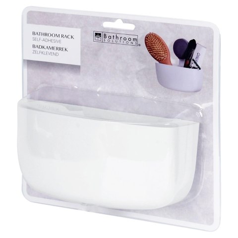 Półka Pod Prysznic na Przyssawkę Biała 16 x 7 cm Kosmetyki BS