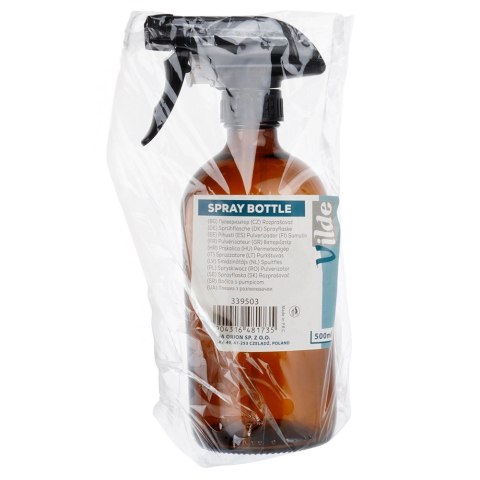 Spryskiwacz do Roślin Szklany Brązowy Regulacja 500 ml VILDE