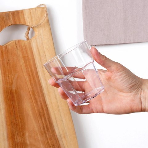 Szklanka na Napoje Akrylowa 275 ml VILDE Nietłukąca do Zmywarki 8 x 8 cm