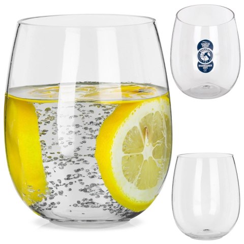 Szklanka do Drinka Whisky Akrylowa 450 ml VILDE Nietłukąca do Zmywarki