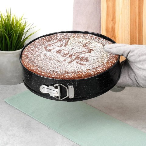 Tortownica Rozpinana Granitowa 24 cm VILDE Stal Nieprzywierająca do Ciast