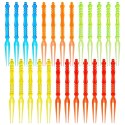 Widelczyki do Przekąsek 25 szt. ORION Wielorazowe Plastik 10,5 cm
