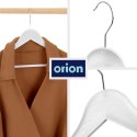 Wieszaki na Ubrania Białe 3 szt. ORION Obrotowe Imitacja Drewna 42,5 cm