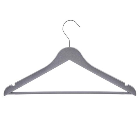 Wieszaki na Ubrania Szare 3 szt. ORION Obrotowe Imitacja Drewna 42,5 cm