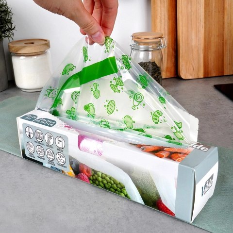 Woreczki Strunowe do Żywności 40 szt. VILDE Dwa Rozmiary M/L