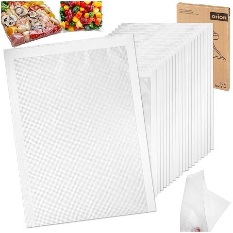 Worki do Zgrzewarki Próżniowej 20 szt. ORION Sous-Vide 25 x 15 cm