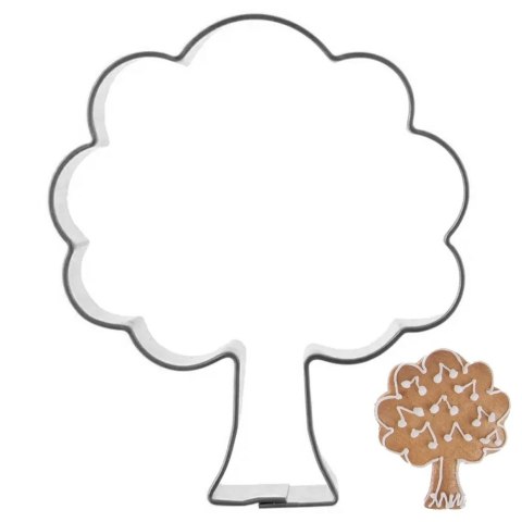 Wykrawacz do Ciastek Drzewo 6 cm Stal Nierdzewna Solidny ORION