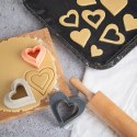 Wykrawacze do Ciastek 3 szt. ORION Dwustronne Serce do Zmywarki