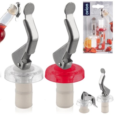 Zatyczka do Butelek 2 szt. ORION Stal Nierdzewna Hermetyczna do Napojów