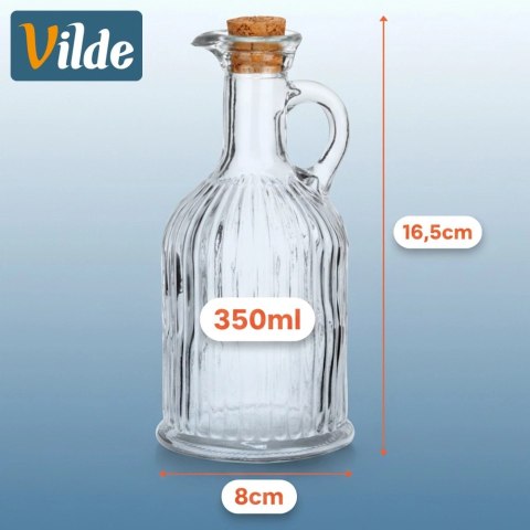 Butelka na oliwę i ocet szklana 350 ml