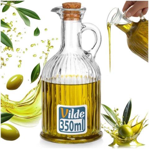 Butelka na oliwę i ocet szklana 350 ml